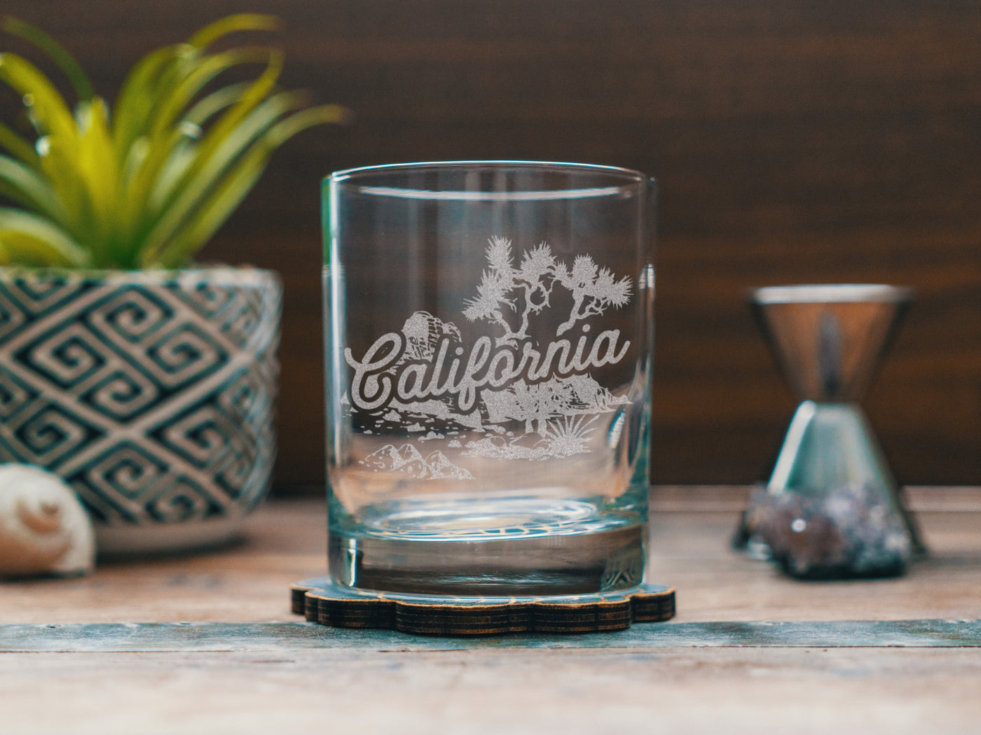 California Desert State Glassware