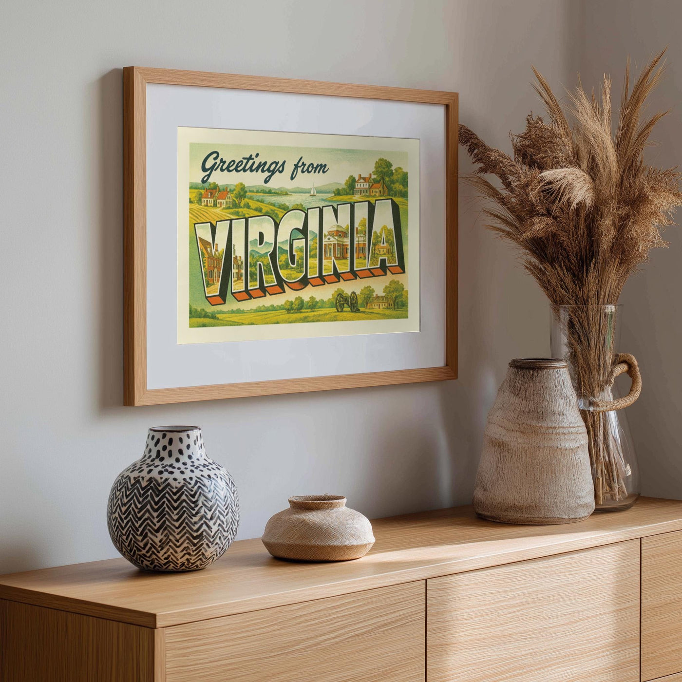 Virginia Postcard Art Print
