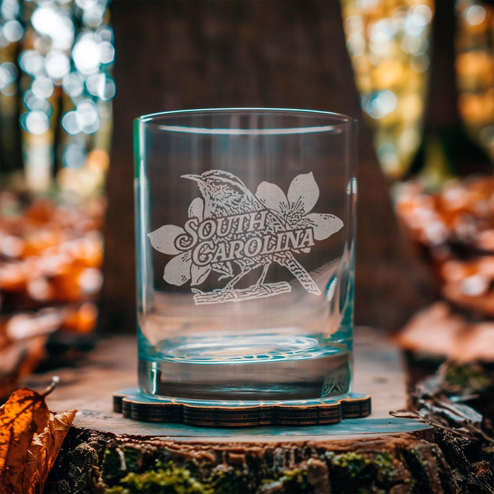 South Carolina State Bird Glasses