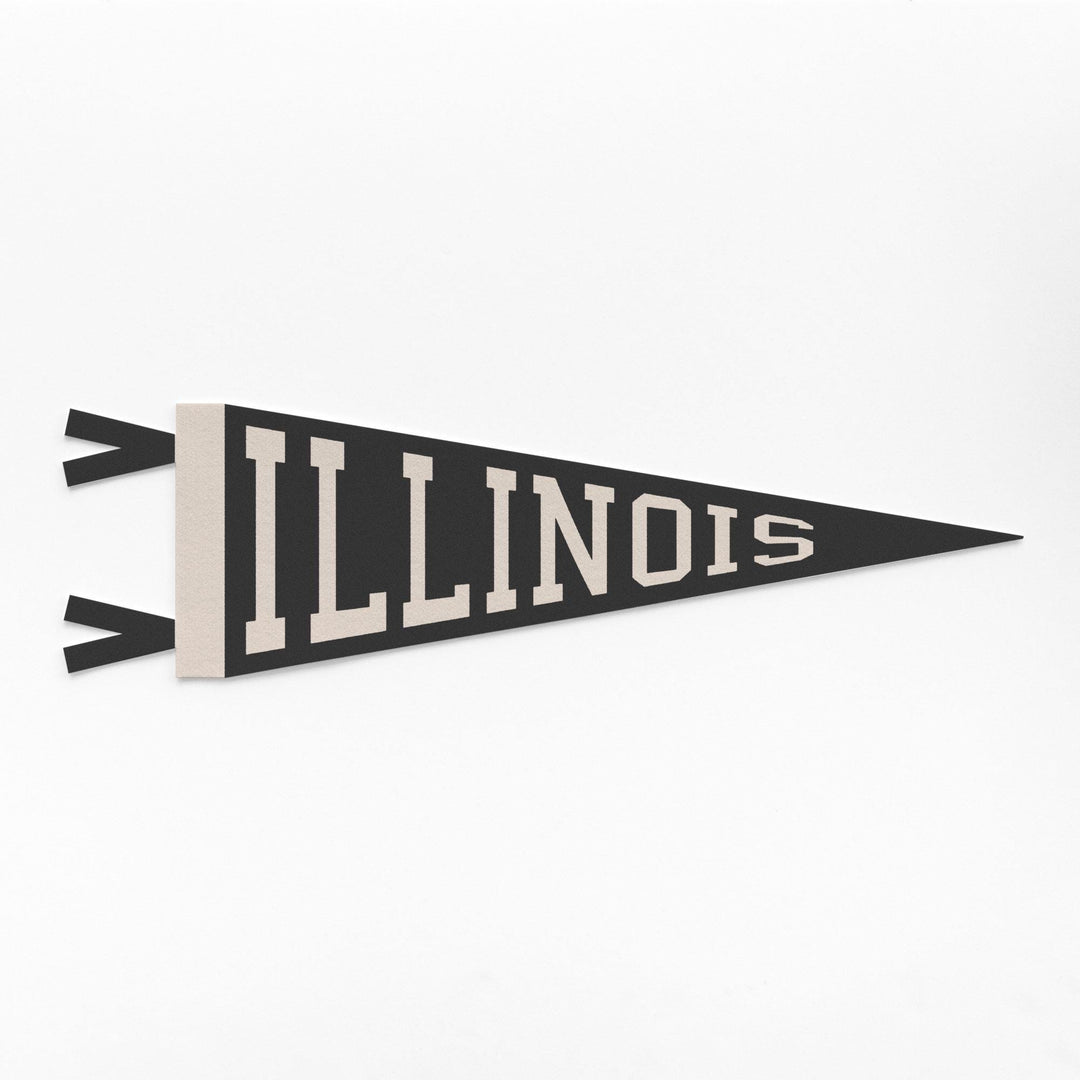 Illinois Varsity Felt Pennant