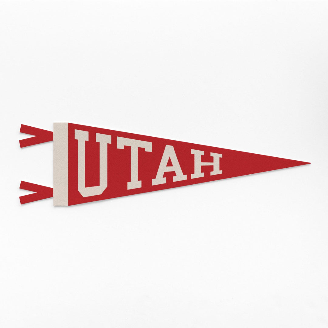 Utah Varsity Felt Pennant