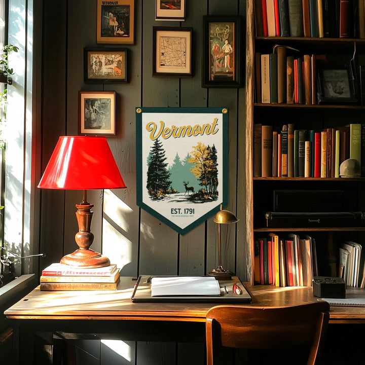 Vermont Felt Camp Flag