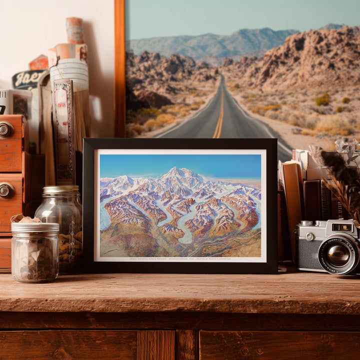 Denali National Park Historic Art Print