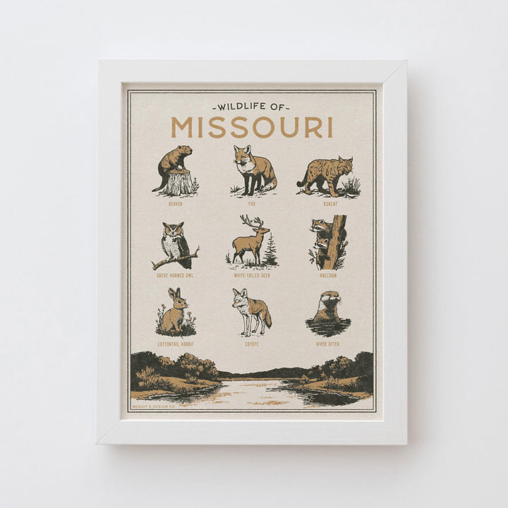 Missouri Wildlife Print