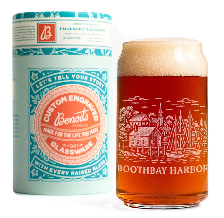 Boothbay Harbor Maine Glasses