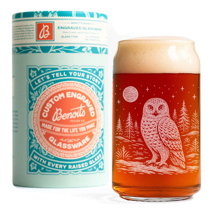 Snowy Owl Glasses