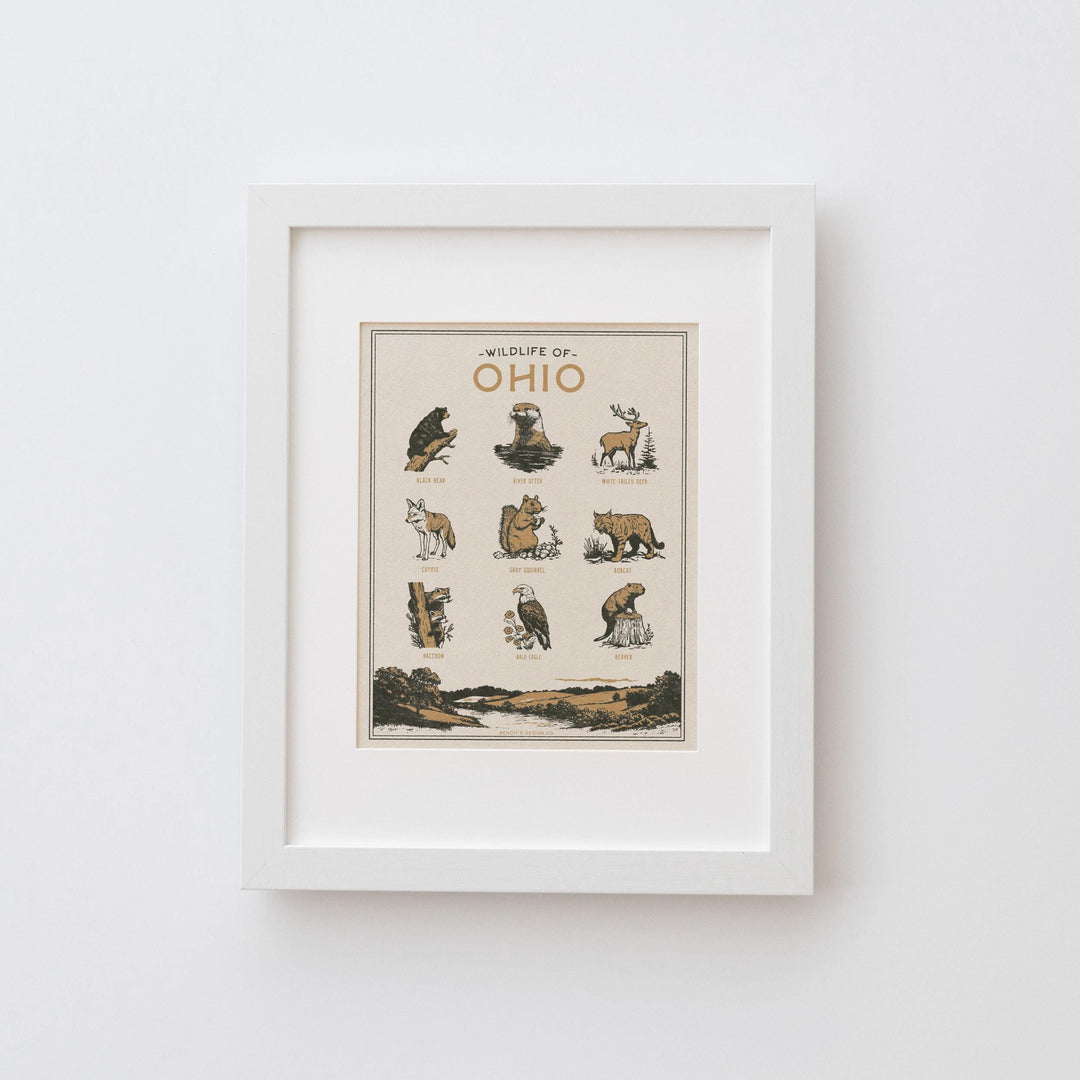 Ohio Wildlife Print