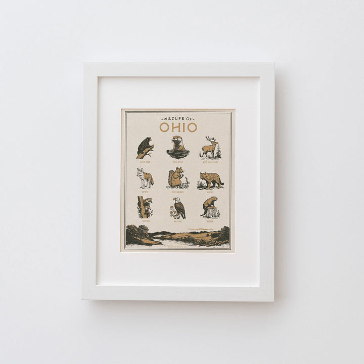 Ohio Wildlife Print