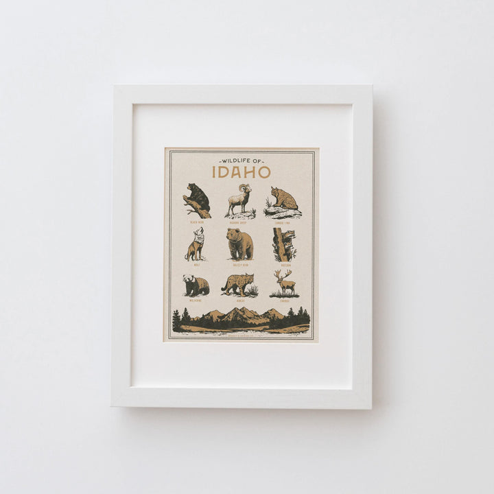 Idaho Wildlife Print