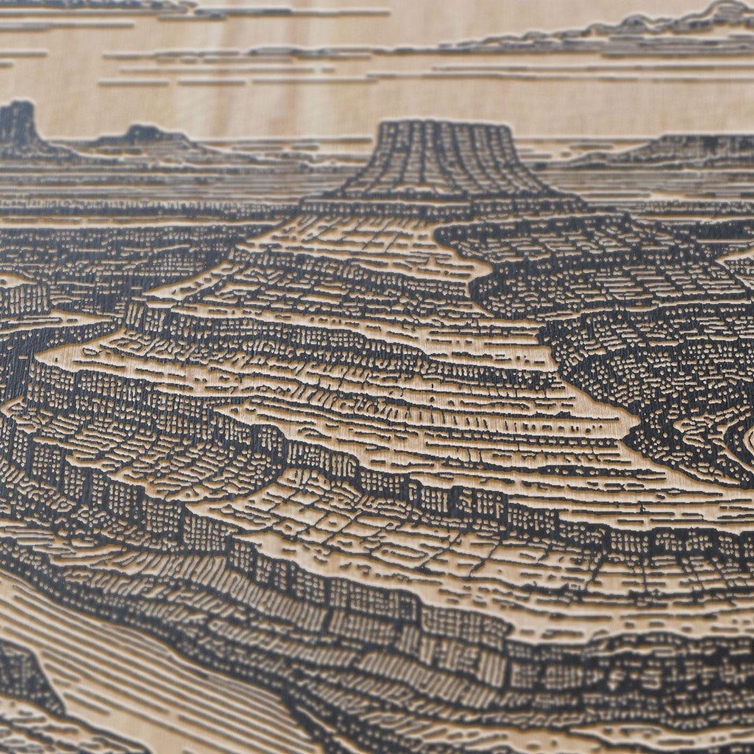 Canyonlands Utah Engraved Birch Art Panel