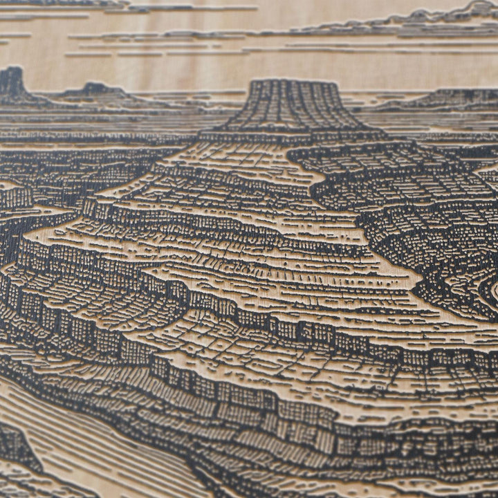 Canyonlands Utah Engraved Birch Art Panel