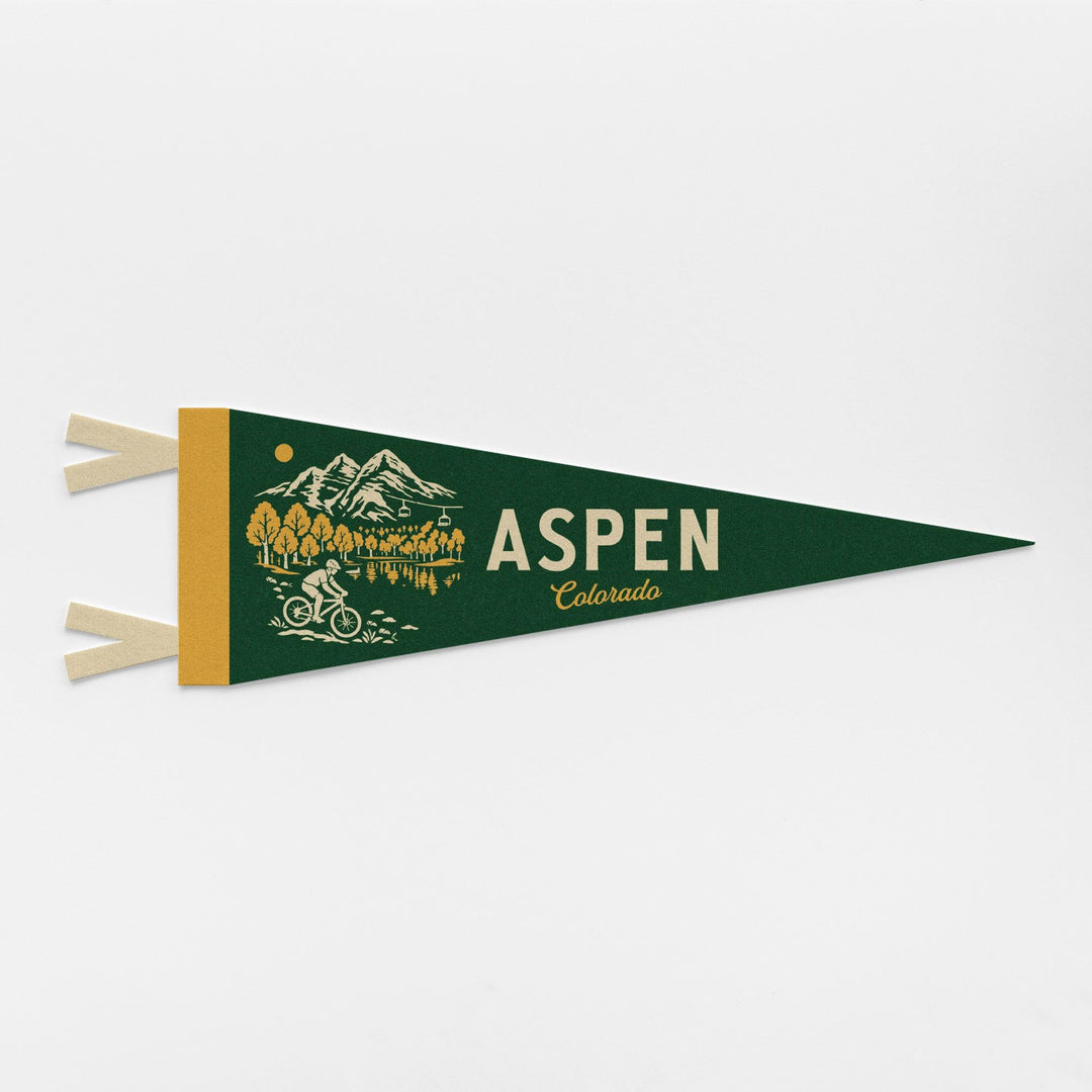 Aspen Colorado Felt Pennant