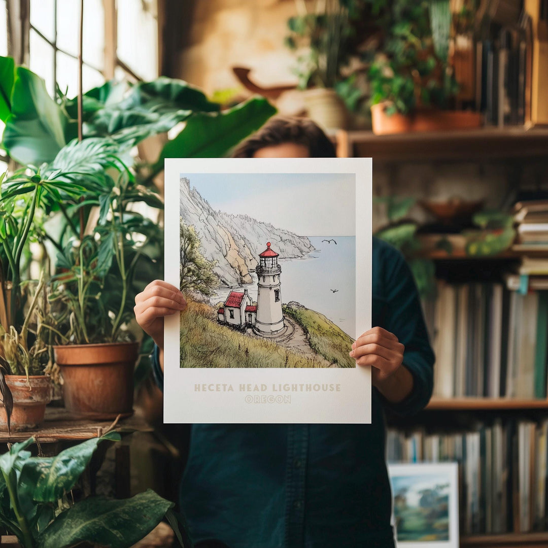 Heceta Head Lighthouse, Oregon Print