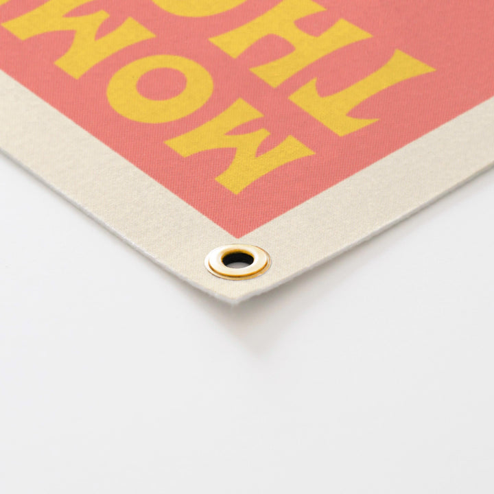 Moms Are The Bomb Felt Camp Flag