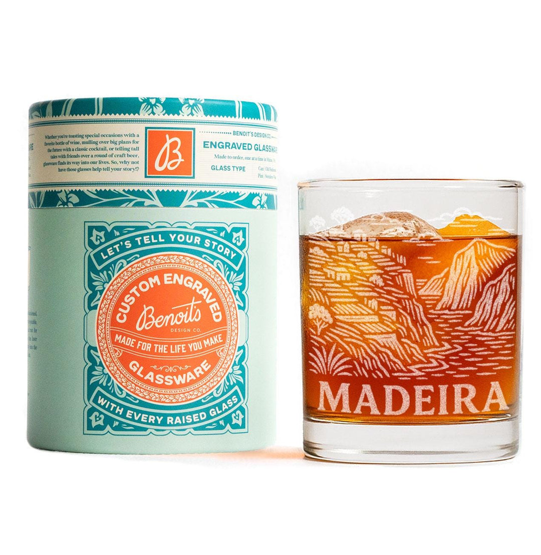 Madeira Portugal Glasses
