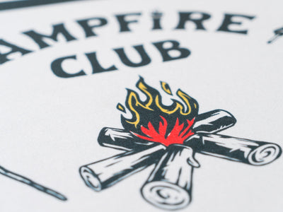 Campfire Club Felt Poster Banner