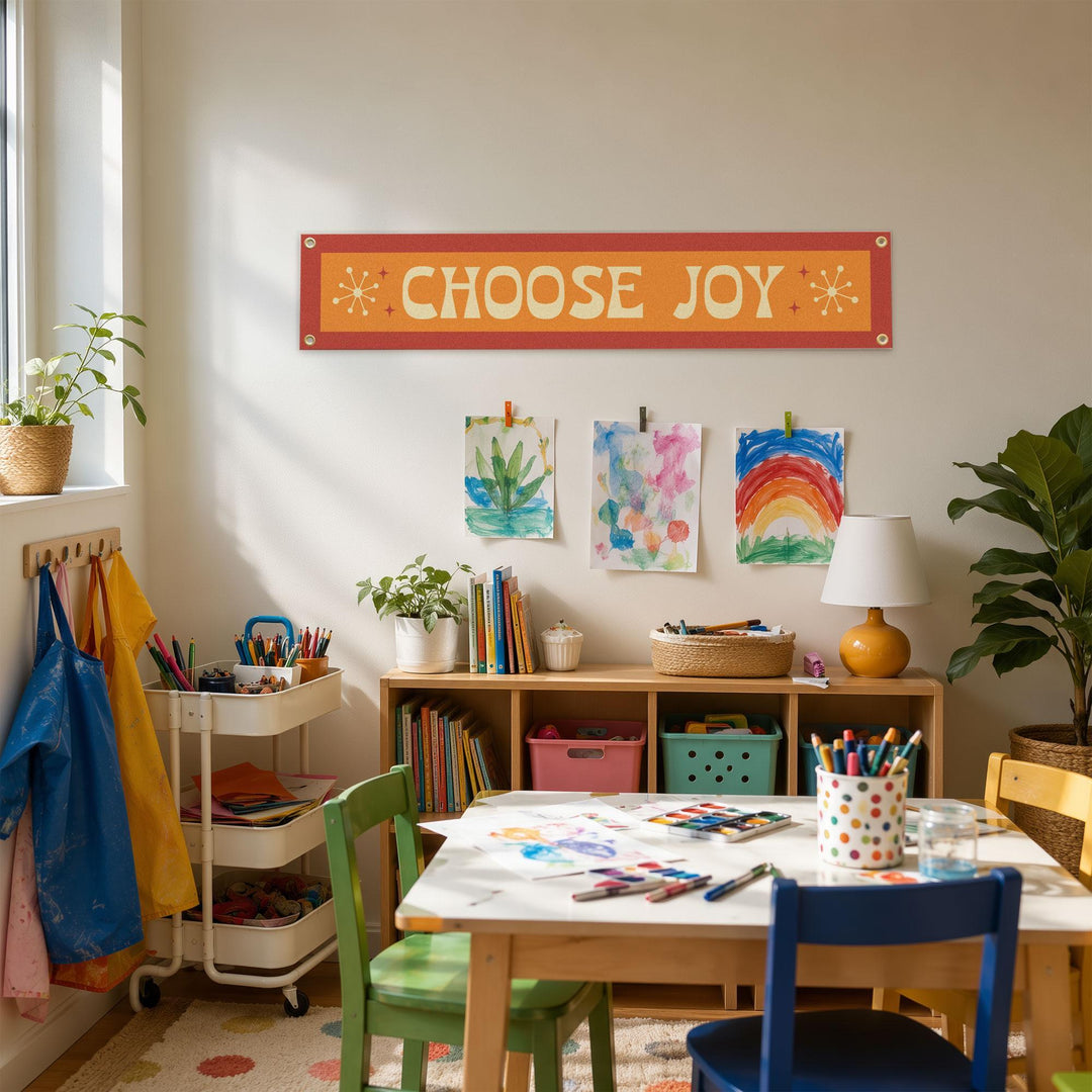 Choose Joy Felt Banner
