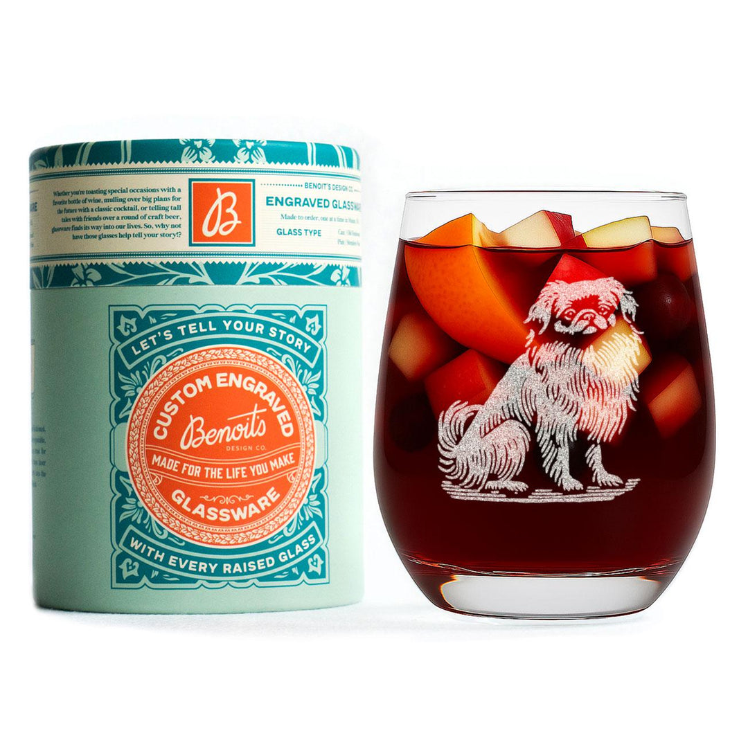Japanese Chin Customizable Dog Glasses