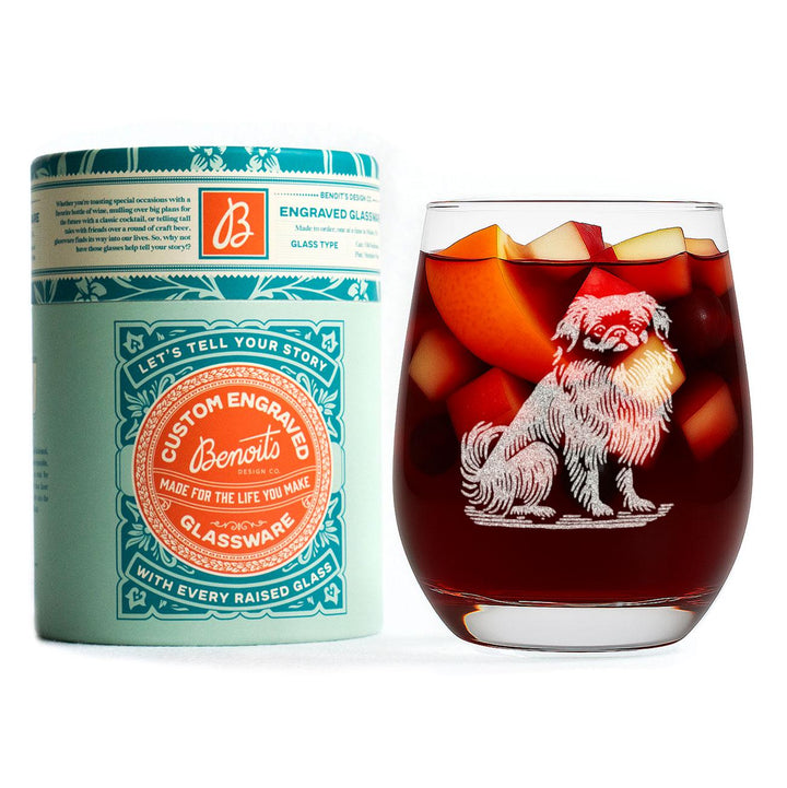 Japanese Chin Customizable Dog Glasses