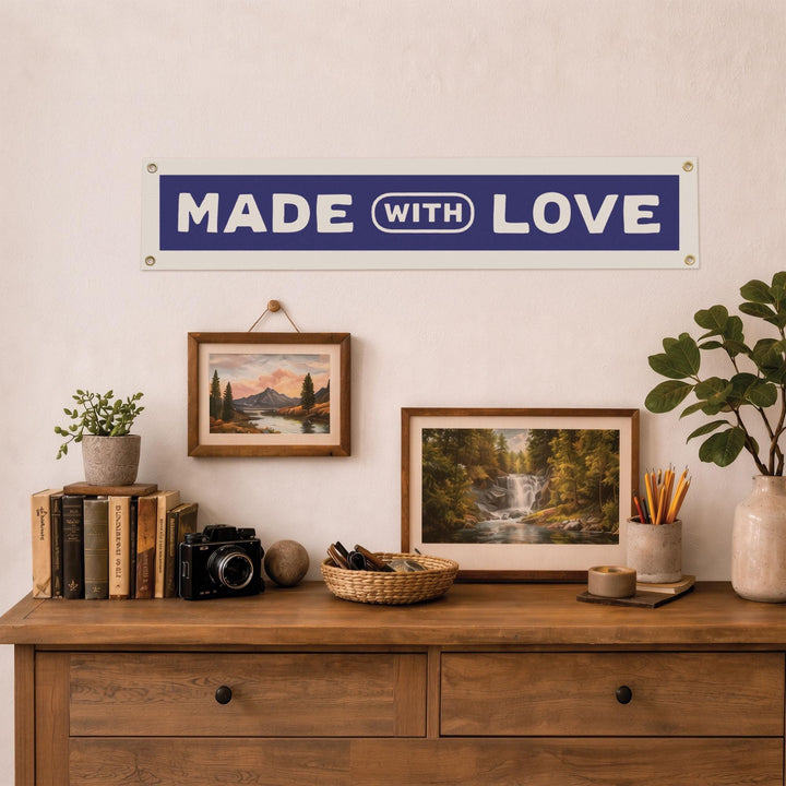 Made With Love Felt Banner