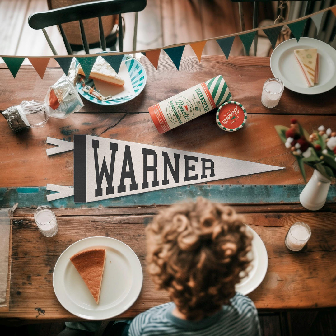 Custom Varsity Sign Felt Pennant