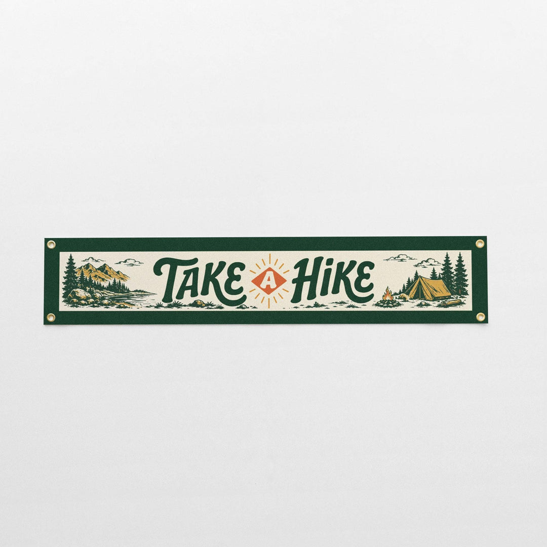 Take A Hike Felt Banner
