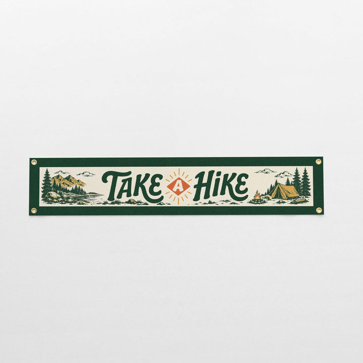 Take A Hike Felt Banner