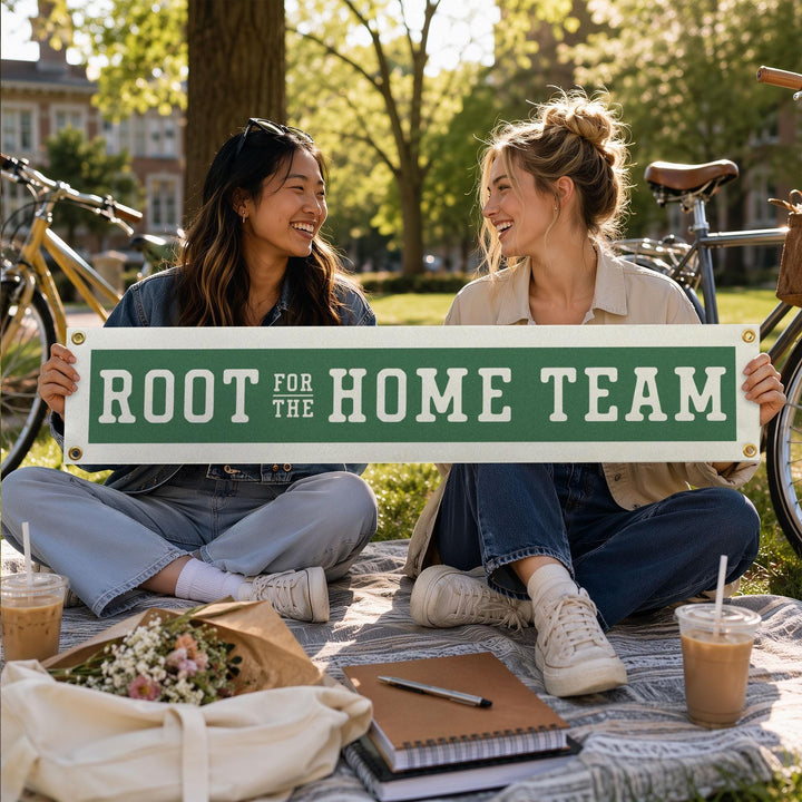 Root for the Home Team Felt Banner