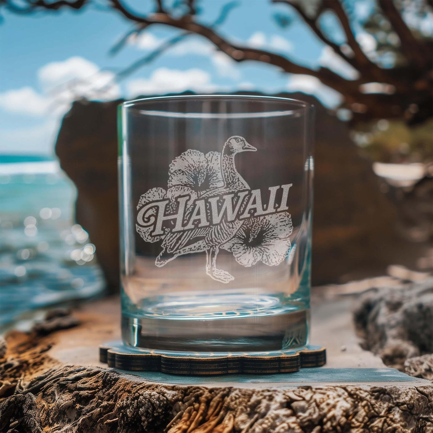 Hawaii State Bird Glasses