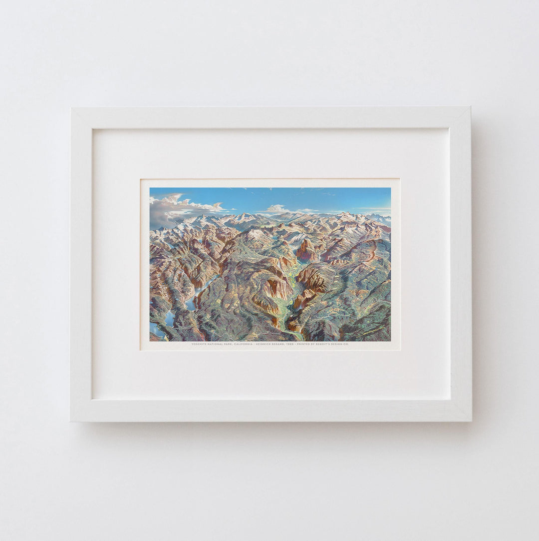 Yosemite National Park Historic Art Print
