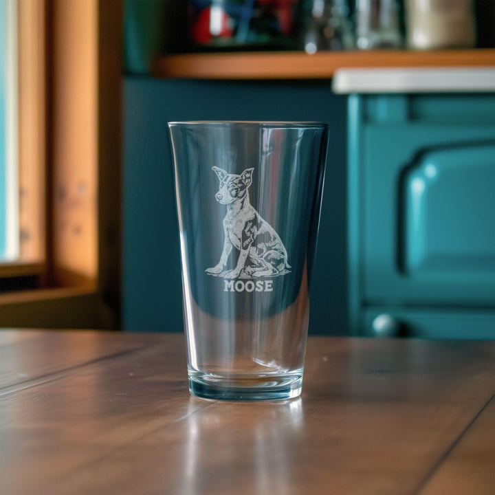 Rat Terrier Customizable Dog Glasses