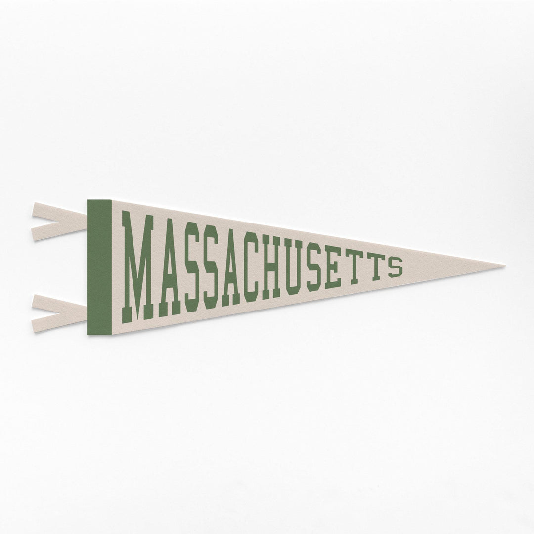 Massachusetts Varsity Felt Pennant