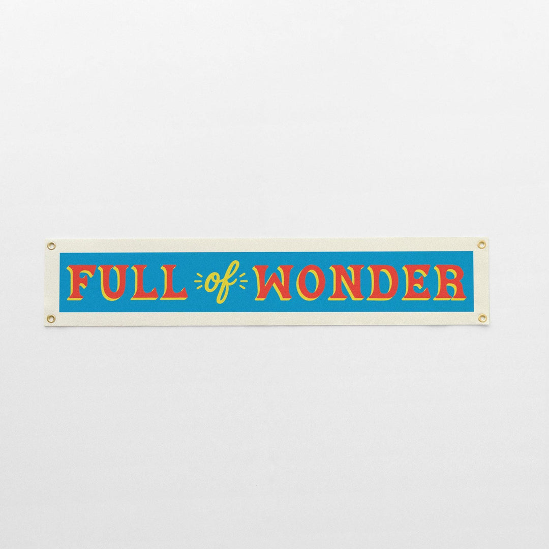 Full of Wonder Felt Banner