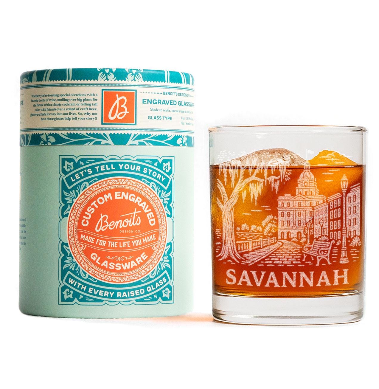 Savannah Georgia Glass