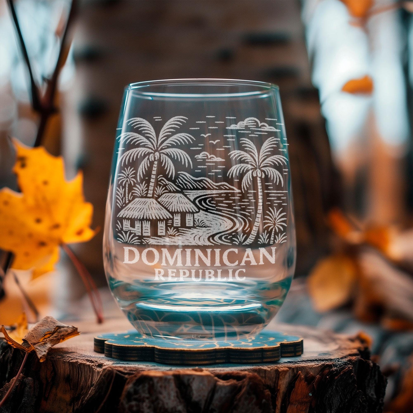 Dominican Republic Glass