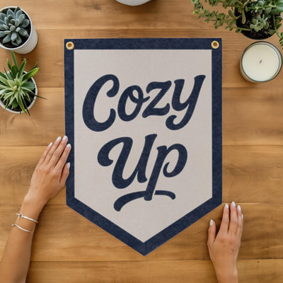Cozy Up Felt Camp Flag