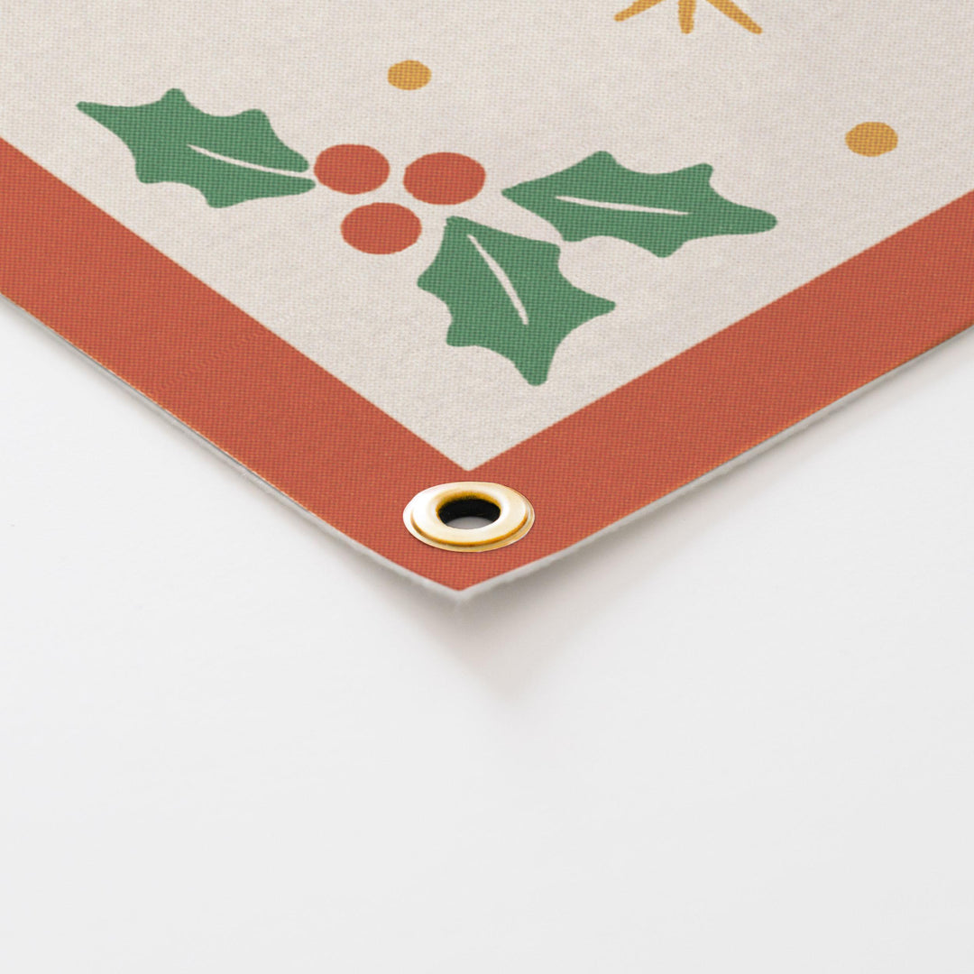 Tis the Season Felt Camp Flag