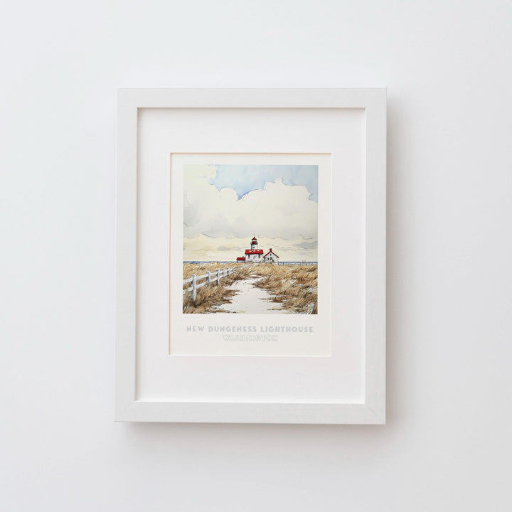 New Dungeness Lighthouse, Washington Paper Print
