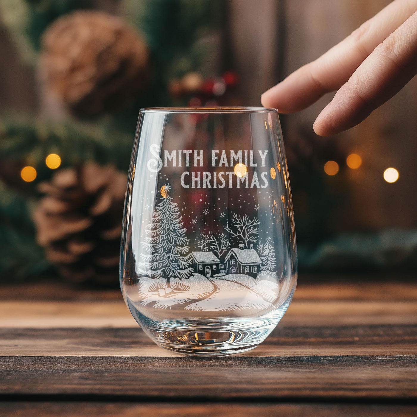 Custom Holiday Glasses