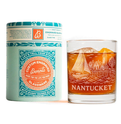 Nantucket Massachusetts Glass