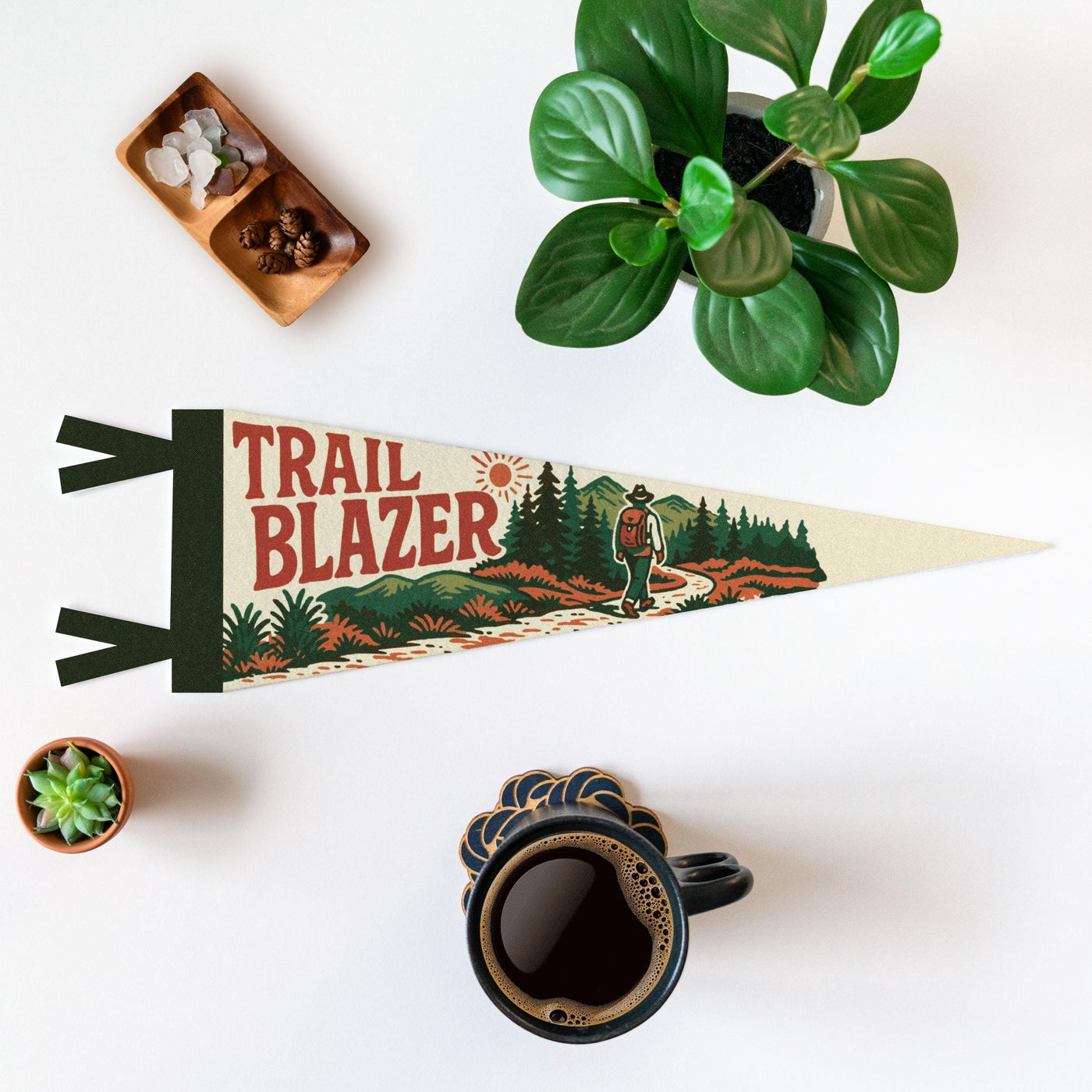 Trail Blazer Felt Pennant