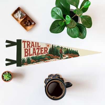 Trail Blazer Felt Pennant