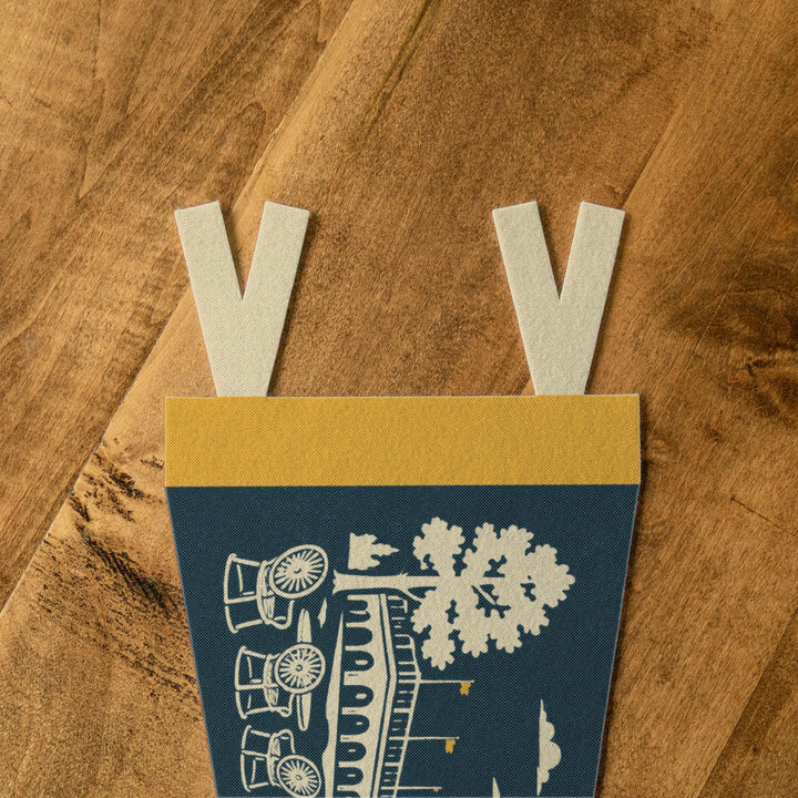 Madison Wisconsin Felt Pennant
