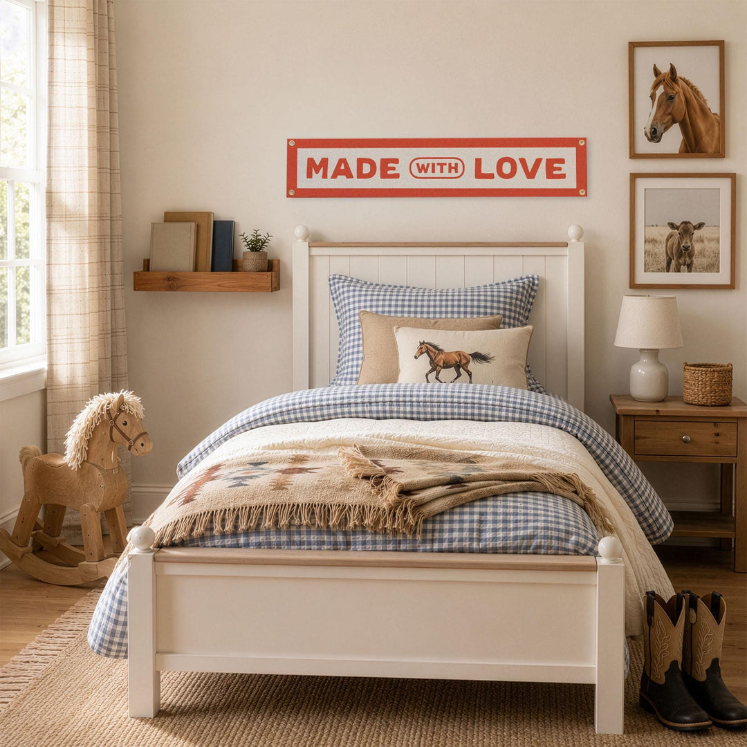 Made With Love Felt Banner