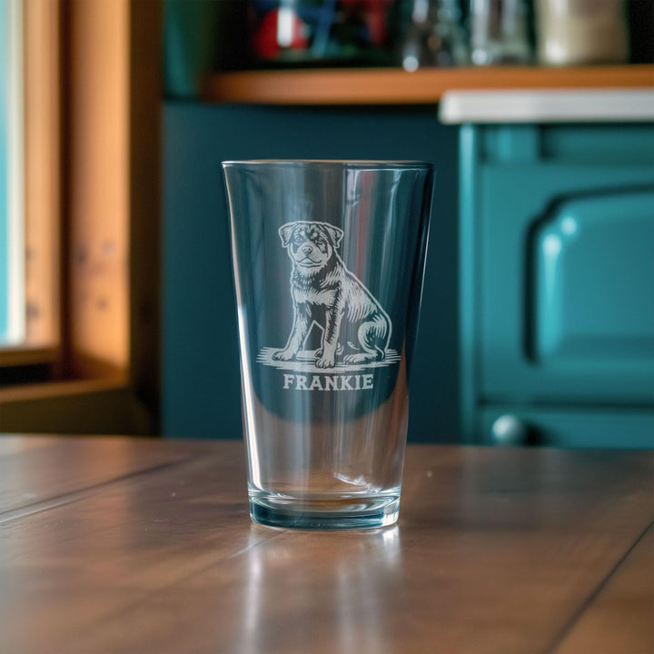 Rottweiler Customizable Dog Glasses