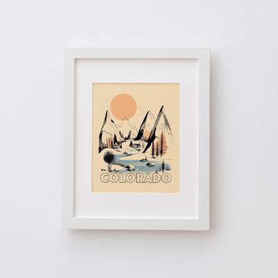 Colorado MCM Paper Print