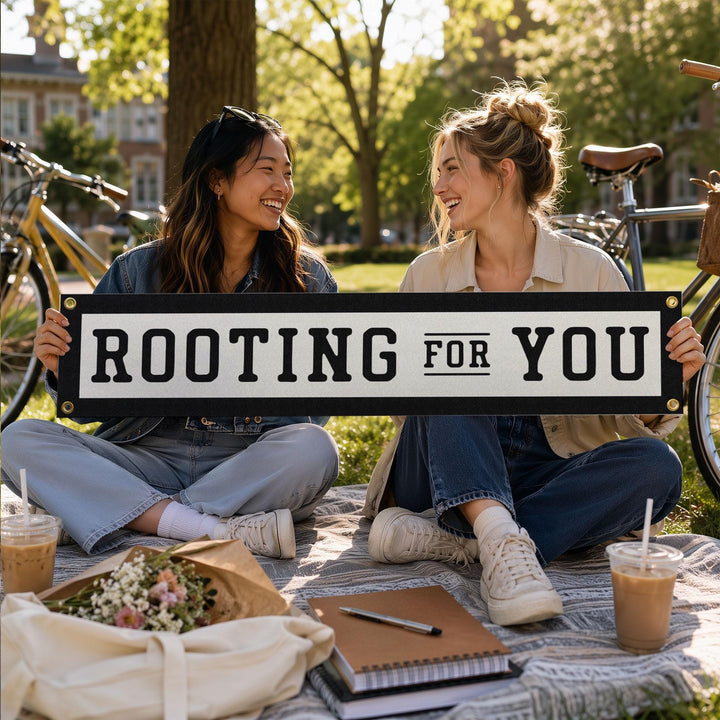 Rooting For You Felt Banner