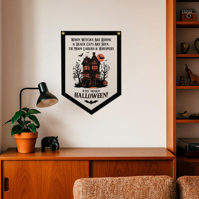 Tis' Near Halloween Camp Flag