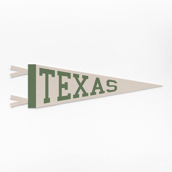 Texas Varsity Felt Pennant
