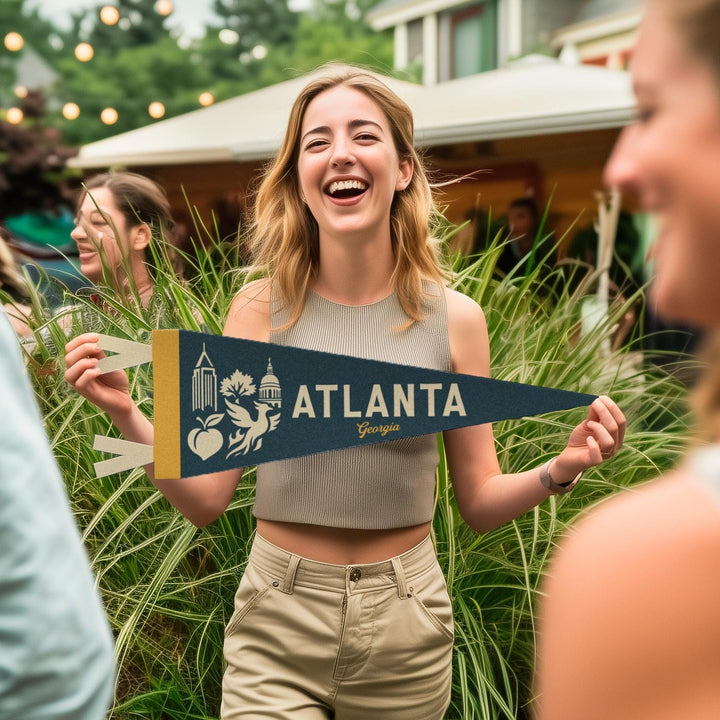 Atlanta Georgia Felt Pennant